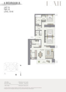 3 Beds