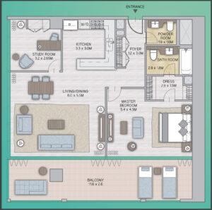 1 Bed
