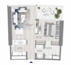 1 Bed