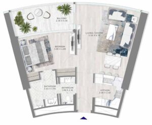 1 Bed