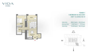 1 Bed