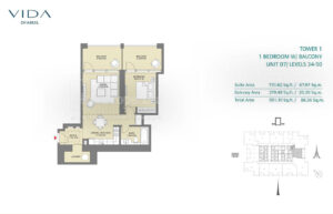 1 Bed
