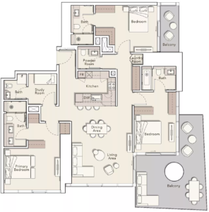 3 Bedrooms