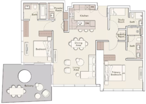 2 Bedrooms