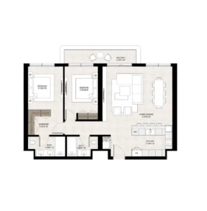 2 Bedrooms