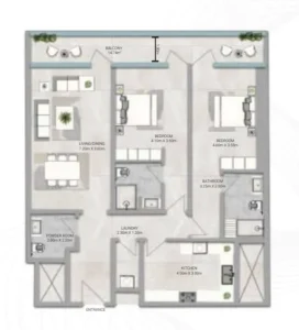 2 Bedrooms