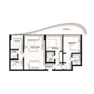 2 Bedrooms