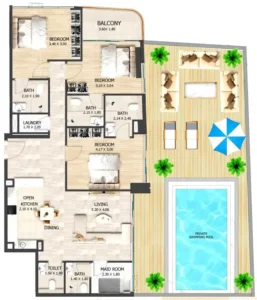3 Bedrooms