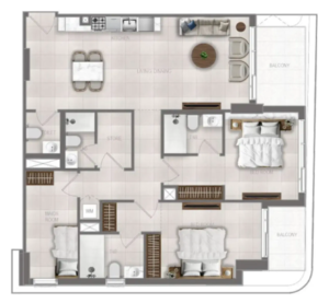 2 Bedrooms