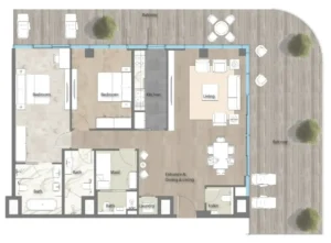 2 Bedrooms