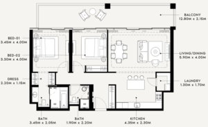 2 Bedrooms