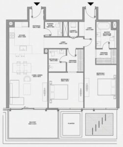 2 Bedrooms