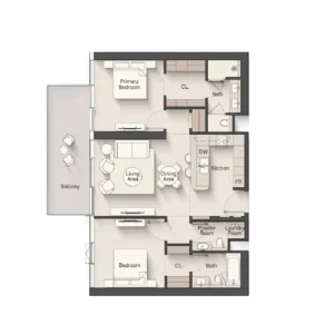 2 Bedrooms