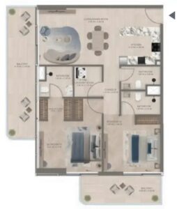 2 Bedrooms