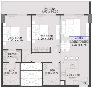 2 Bedrooms