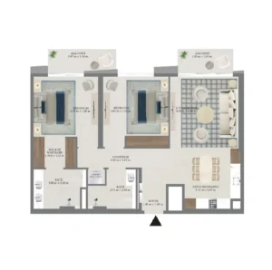 2 Bedrooms