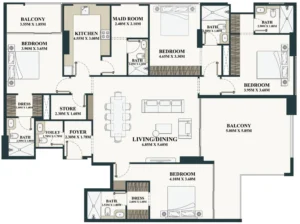 4 Bedrooms