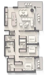 3 Bedrooms