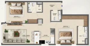 2 Bedrooms