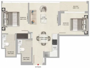 2 Bedrooms