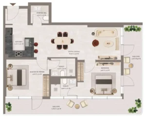 2 Bedrooms