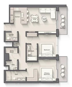 2 Bedrooms