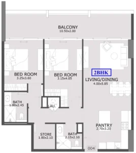 2 Bedrooms