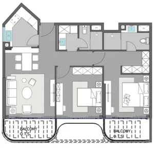 2 Bedrooms
