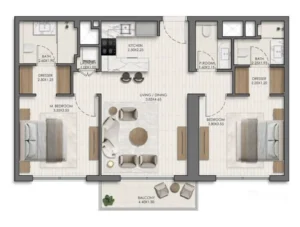 2 Bedrooms