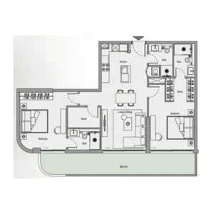 2 Bedrooms