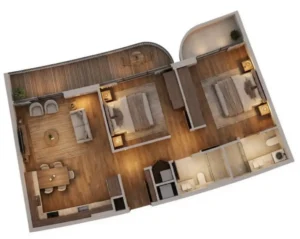 2 Bedrooms