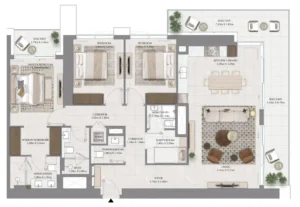3 Bedrooms