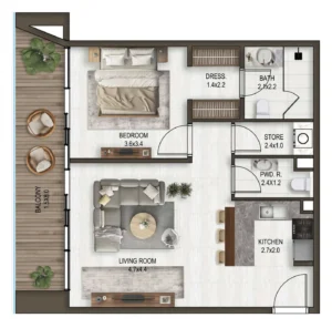 1 Bedroom