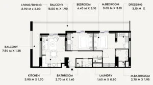 2 Bedrooms