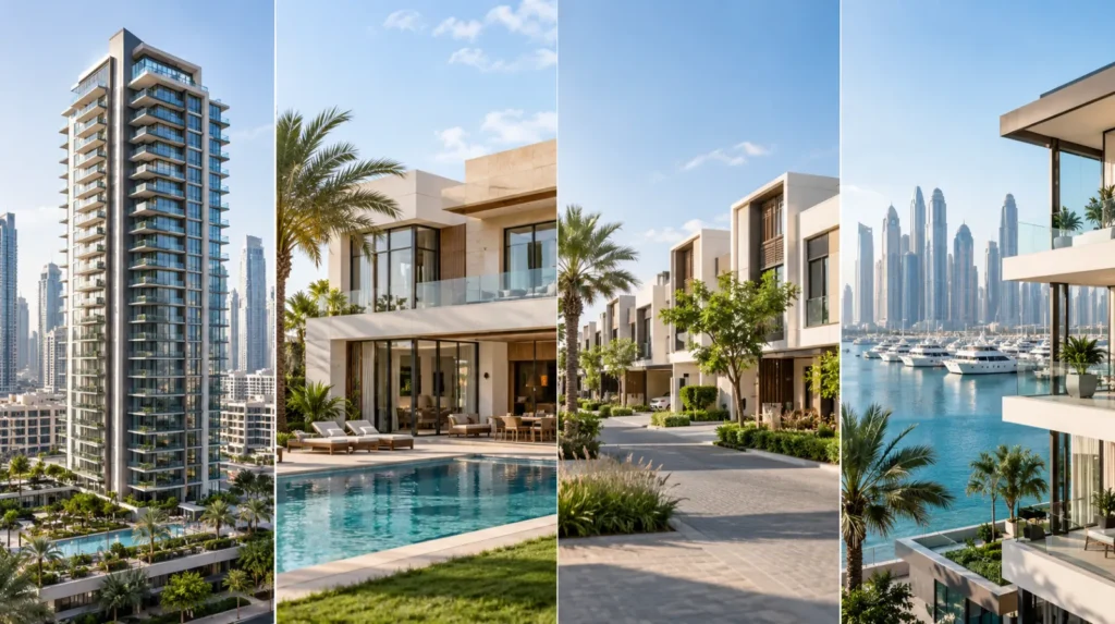 types of houses in dubai
